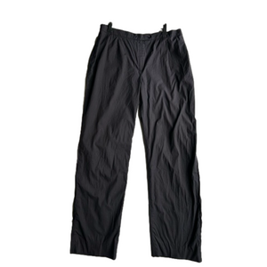 PESERICO navy Pants  cotton spandex straight trousers Sz IT 48. L